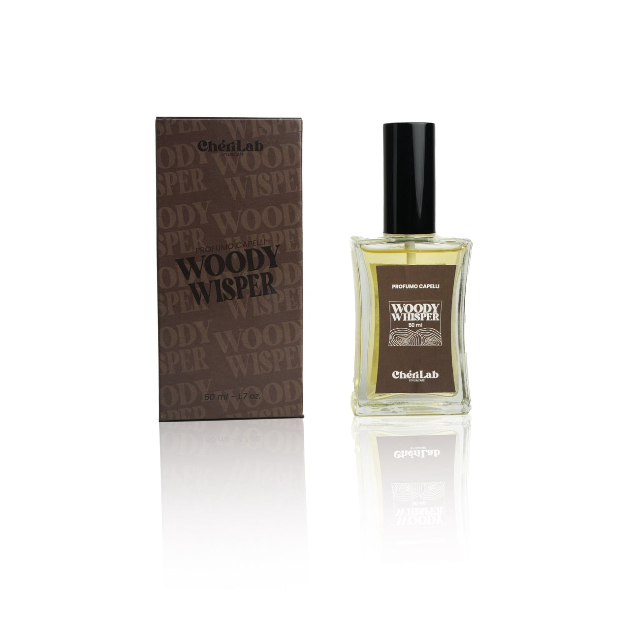 WOODY WHISPER: Profumo Per Capelli 50 ml