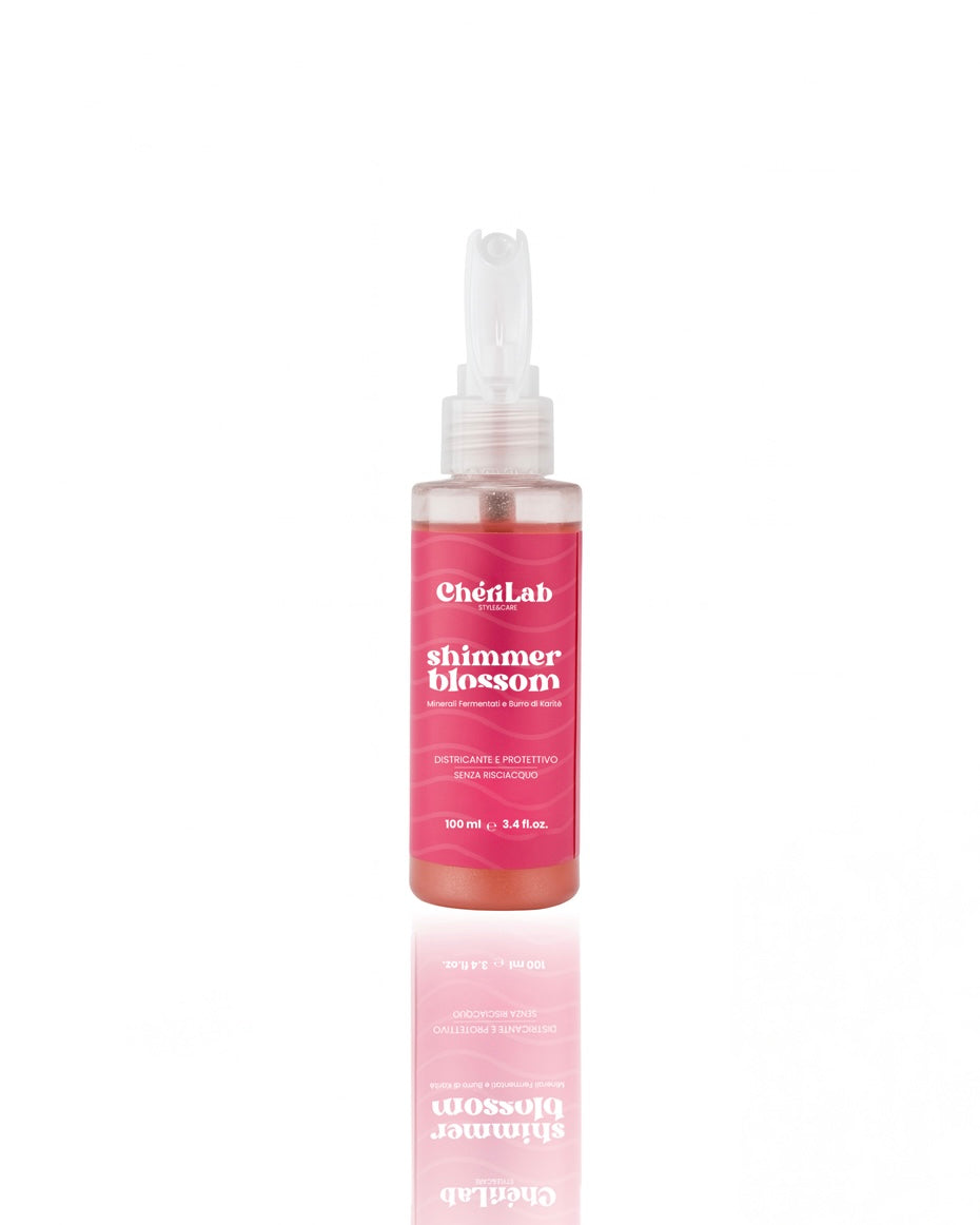SHIMMER BLOSSOM: Spray Protettivo e Districante Per Capelli