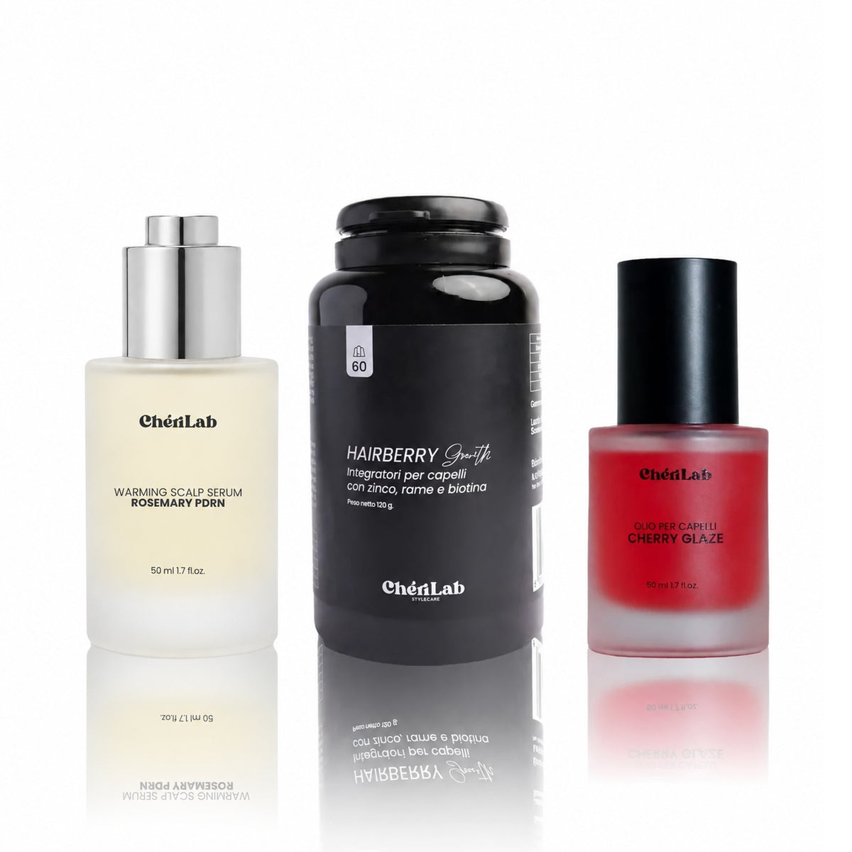 GROWTH ROUTINE: Integratori, Siero e Olio per Capelli