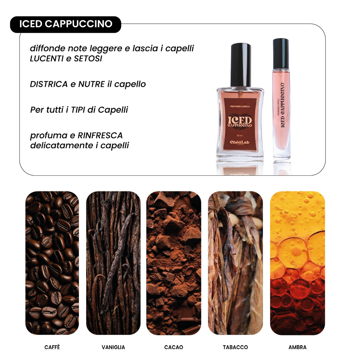 ICED CAPPUCCINO: Profumo Per Capelli